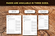 Editable Daily Planner Template, a Stationery Template by Graphicsnext (Thumbnail 2 of 4)