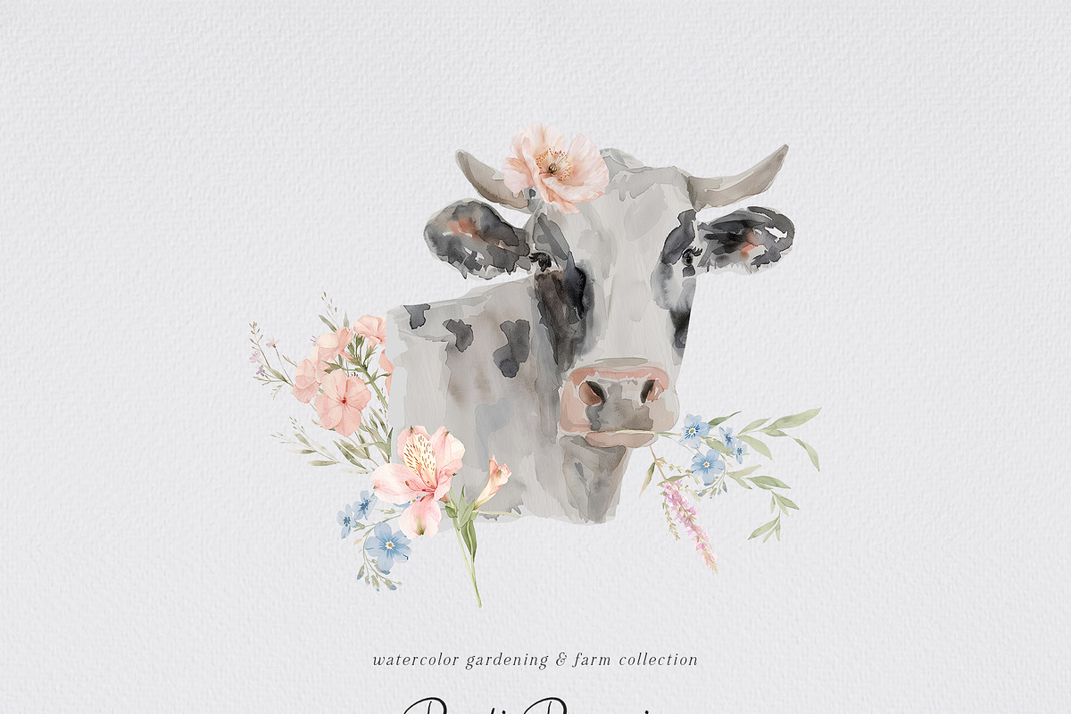 RUSTIC REVERIE Watercolor Garden, a Decorative Illustration by Muse Artist (Photo 16 of 20)