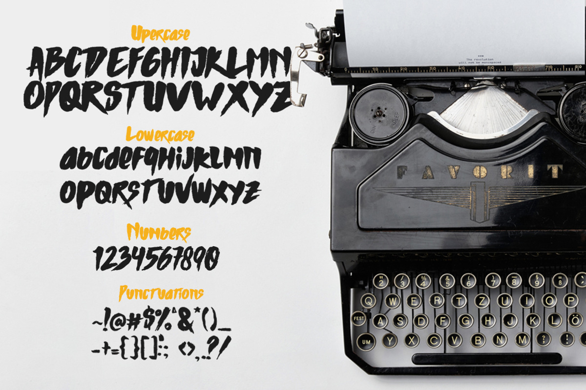 Mons Typeface, a Font by giemons™ (Photo 4 of 5)