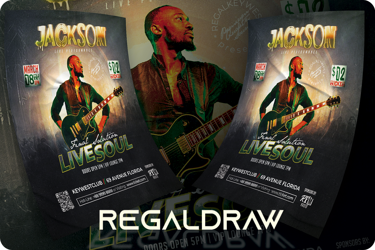 Music Concert Flyer, a Flyer Template by regalDRAW (Photo 3 of 4)