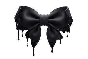 black matte bow, a Holiday Photo by itakdalee