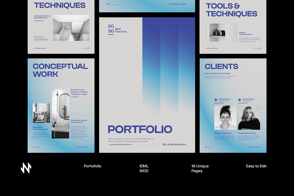 Clean Gradient Portfolio