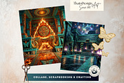 Aztec Backdrops Mythology Papers, a Background Graphic by ThatsDesignArt (Thumbnail 4 of 14)