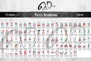 Pastel Daydream: charming clipart, a Person Illustration by NiiiNArt (Thumbnail 7 of 8)