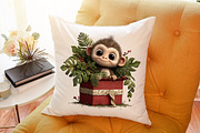 Watercolor Safari Friends Clipart, an Illustration by Sublimation Artist (Thumbnail 6 of 6)