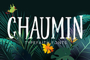 Chaumin Handcrafted font, a Script Font by TypeFaith Fonts (Thumbnail 1 of 10)