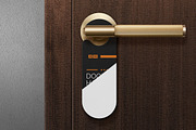 Door Hanger Mockup, an Advertising Mockup by Artlogs x Modaldesain (Thumbnail 2 of 4)