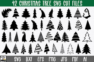 Christmas Trees SVG Cut File Bundle