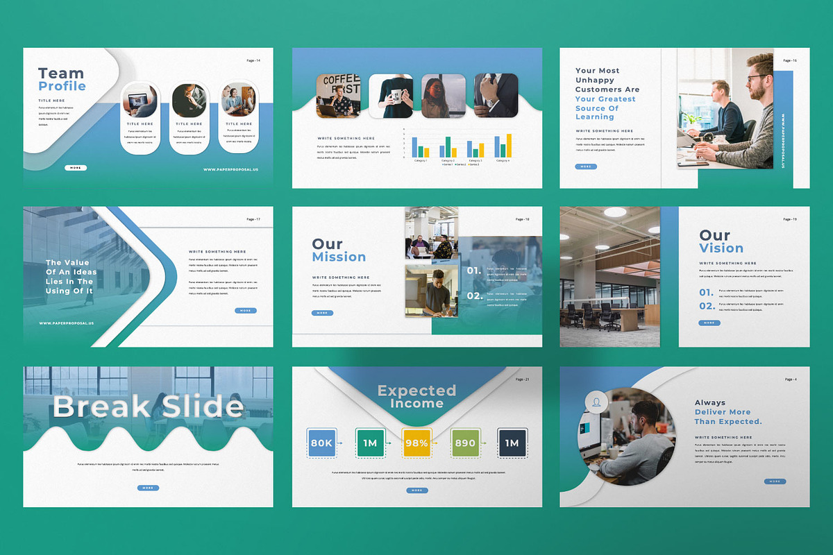 Proposal Presentation Google Slide, a Presentation Template by Portocraft