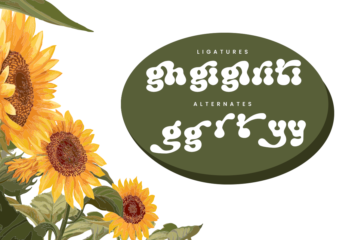 puffy chips retro typeface, a Sans Serif Font by Say Studio (Photo 14 of 15)