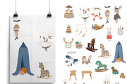 Children's clipart, child and mother, a Person Illustration by Yana_mide (Thumbnail 4 of 9)