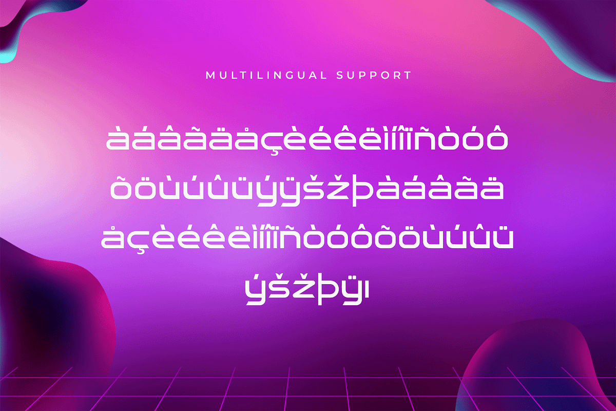 Clouds – Modern Futuristic Font, a Sans Serif Font by overlaytemplates (Photo 5 of 5)