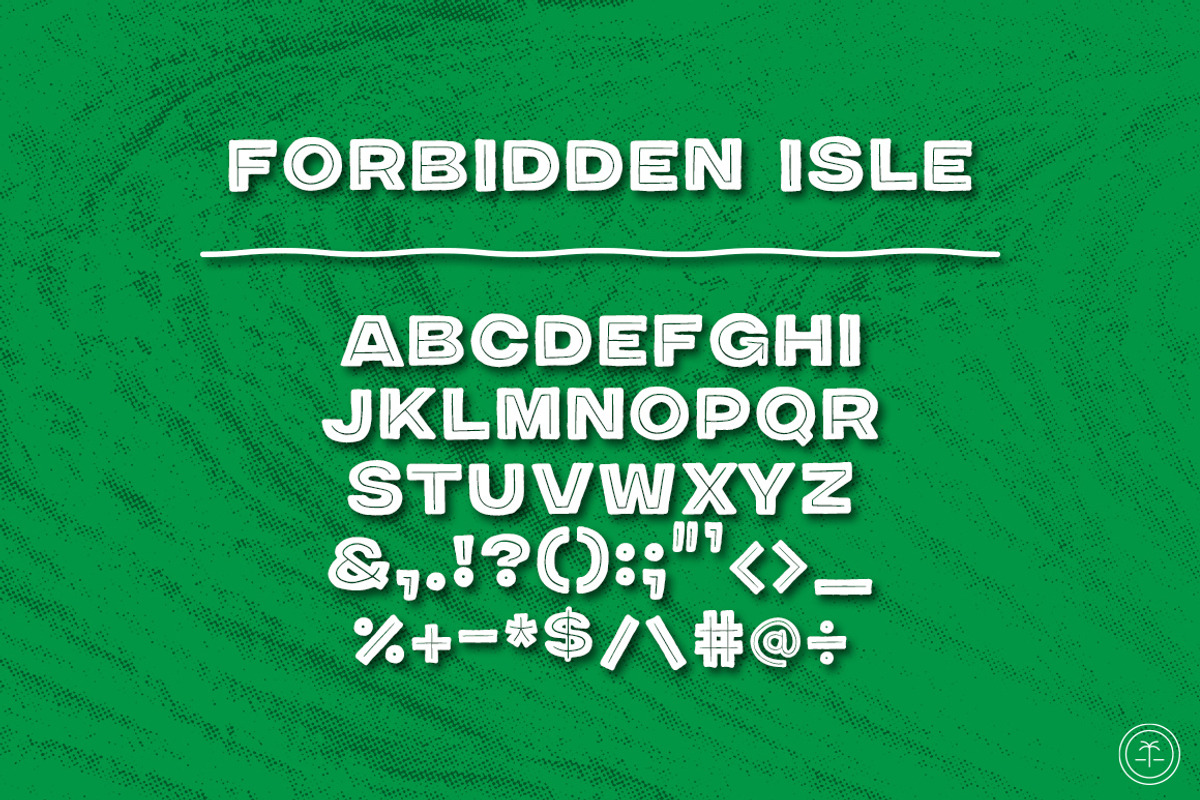 Forbidden Isle Tropical Font preview 3