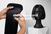 Black Hair Wig Stock Photos, a Beauty & Fashion Photo by Selenique Studio (Thumbnail 3 of 11)