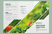 Vegetarian Food Trifold Brochure, a Brochure Template by MightyDesign (Thumbnail 3 of 7)