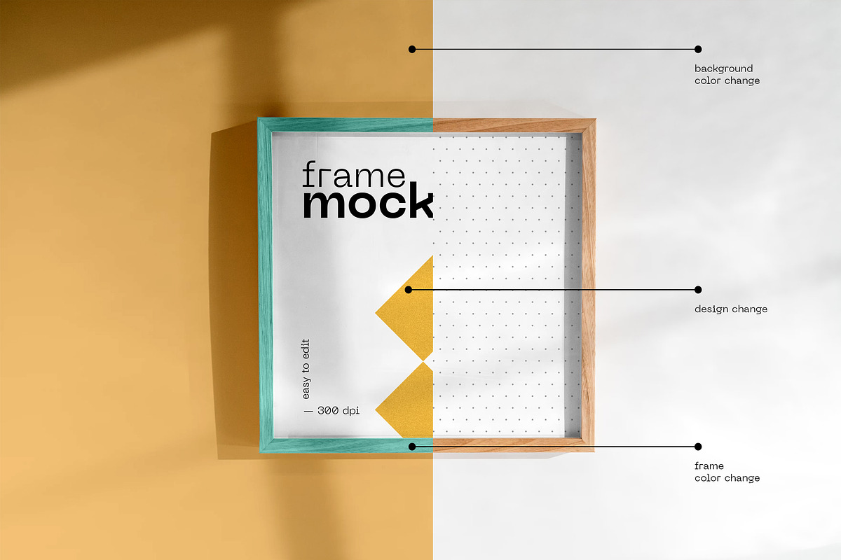 Frame Poster Mockup, a Print Template by dpi (Photo 1 of 4)