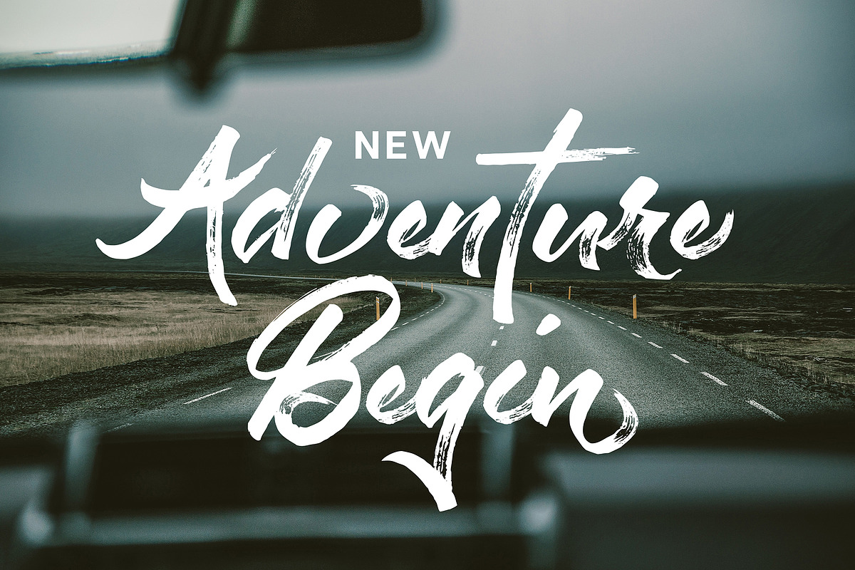 Staychill Brush Font preview 6