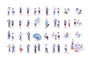 Isometric Business People Vector Set, a Finance Illustration by Vector_Art (Thumbnail 13 of 14)