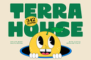 Terra House Bold Sans Display Font, a Sans Serif Font by AmorfaType (Thumbnail 1 of 11)