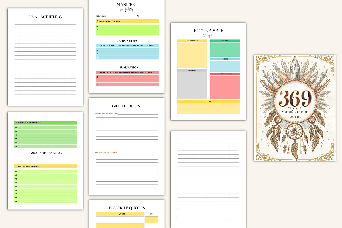 369 Manifestation Journal preview 7