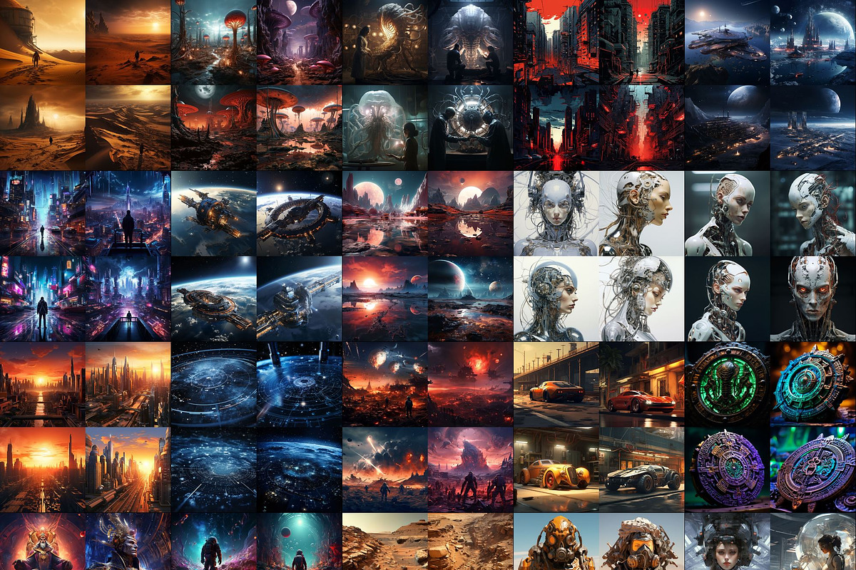 537 Midjourney Prompts for Sci-fi, a Technology Illustration by Sevenstyles (Photo 6 of 13)