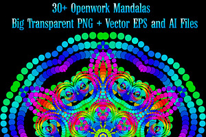 30 Openwork Mandalas