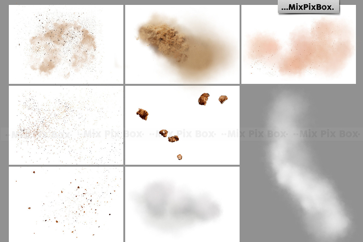 Dirt Explosion Photo Overlays, an Object Graphic by MixPixBox (Photo 6 of 6)