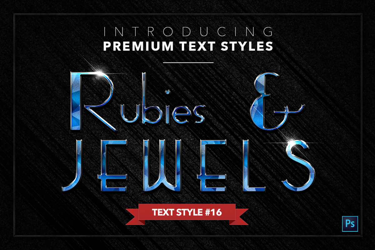 Rubies & Jewels #1 - 20 Text Styles, a Layer Style Add-On by Jonas Stensgaard (Photo 17 of 23)