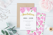 Pink Lilac Watercolor Wedding Invite, an Invitation Template by Love Design (Thumbnail 4 of 7)