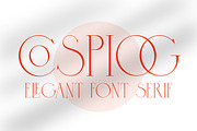 Cospiog - Modern serif font, a Serif Font by NuType (Thumbnail 1 of 9)