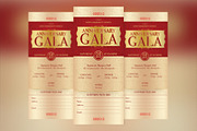 Anniversary Gala Ticket Template, a Templates & Theme by Godserv Designs (Thumbnail 1 of 5)