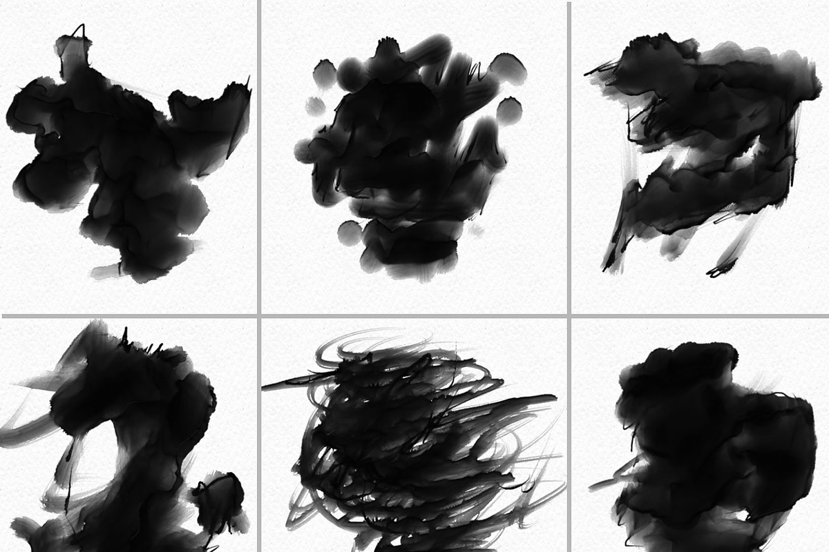 Hi-Res Water color PS Brush Set-3, a Brush Add-On by MRI STUDIO (Photo 3 of 10)