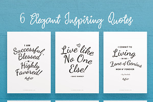 Inspiring Quotes Printables Template