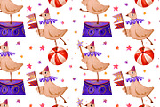 Festive Goose Party Clipart Set, an Animal Illustration by the_myro (Thumbnail 12 of 17)