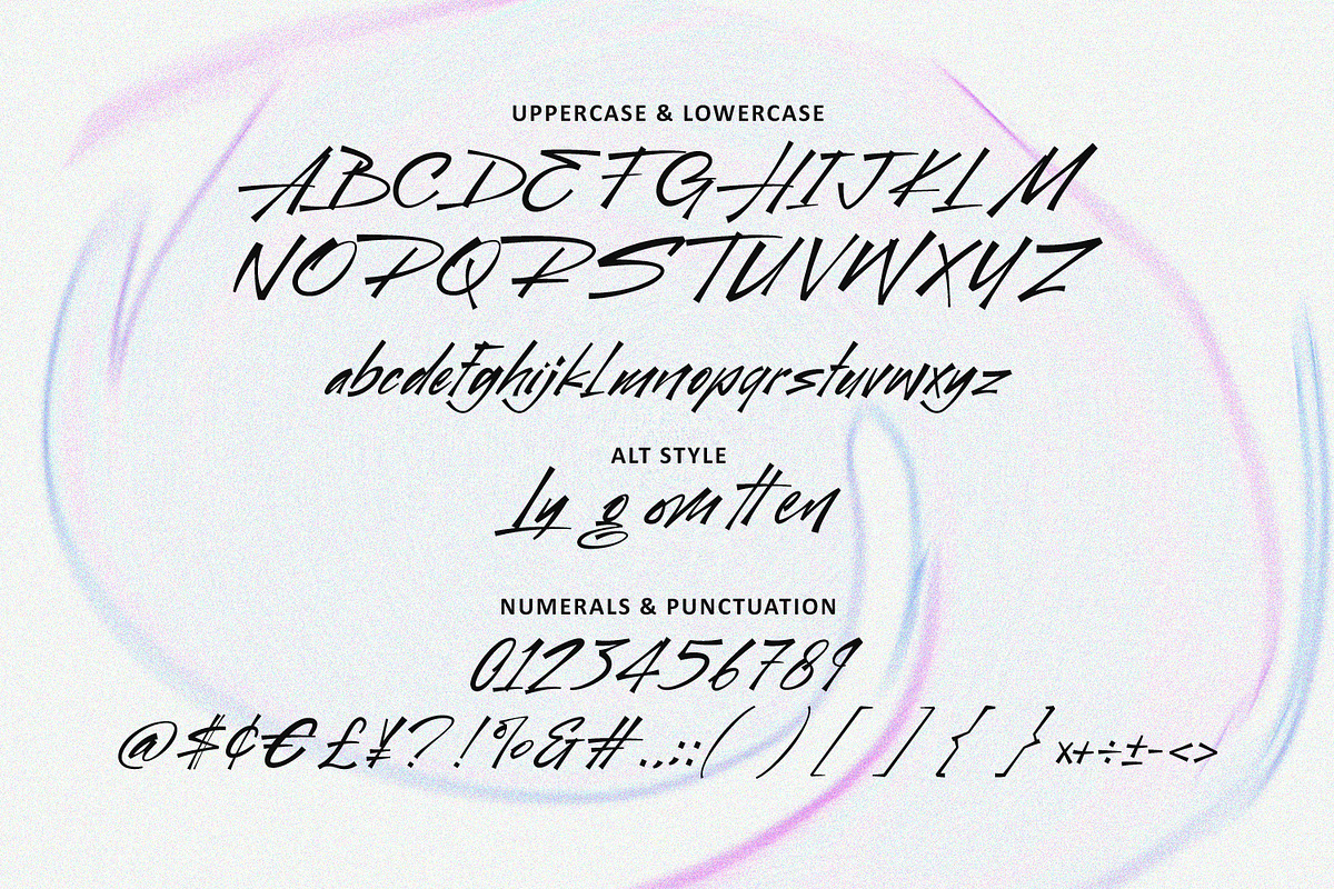 Lyomgen Pattriget Handmade Script, a Handwritten Font by Maulana Creative (Photo 14 of 14)