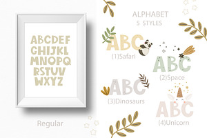 Kids Name Creator Letters & Elemens