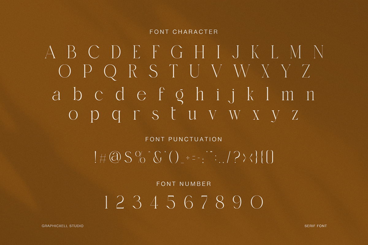 Cingire Elegant Serif Font, a Serif Font by Graphicxell (Photo 8 of 8)
