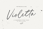 Sale 20% Violetta // Classy Font, a Script Font by Anatadesign (Thumbnail 1 of 20)