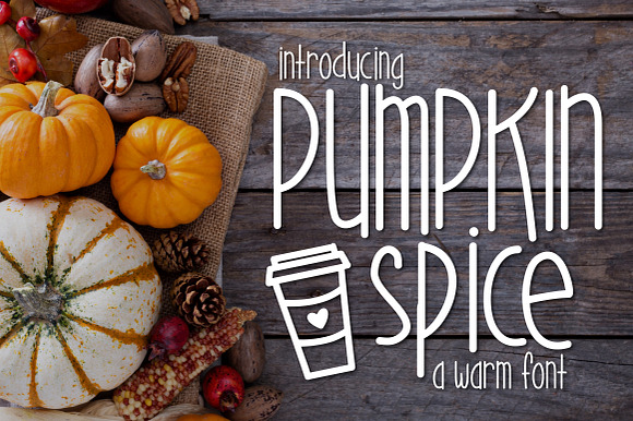 Pumpkin Spice A Warm Font preview 2