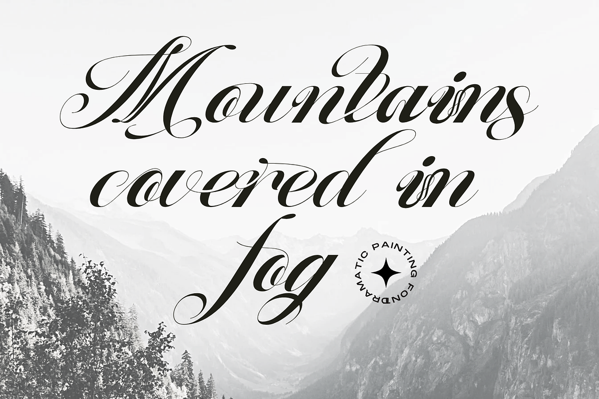 Dramatic Painting - Calligraphy Font, a Script Font by 177Studio (Photo 2 of 8)