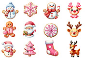 Christmas Cookie Clipart, an Illustration by Designworld (Thumbnail 4 of 5)
