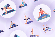 Meditation Illustration Art Set, a Person Illustration by Creative Stall (Thumbnail 6 of 9)