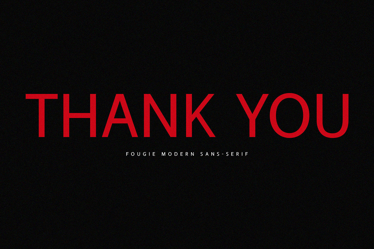 Fougie Modern Sans-Serif, a Sans Serif Font by Font Kingdom (Photo 5 of 5)