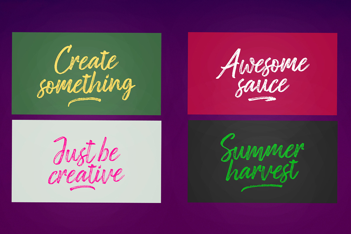 Amslow Brush, a Script Font by Stripes Studio (Photo 5 of 7)