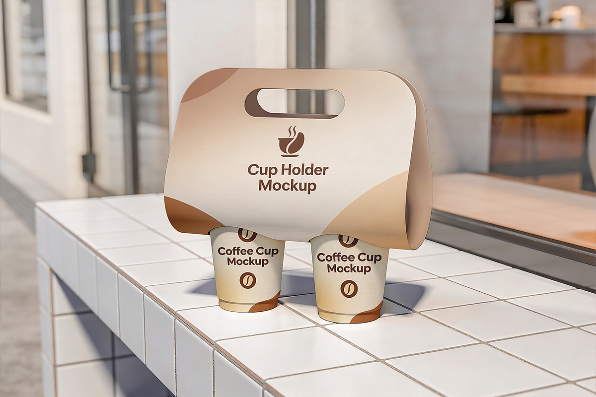 Cup Holder Mockup, a Cups & Container Mockup by Pitchlook.Studio (Photo 3 of 4)