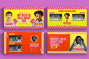 Podcast Talk Retro Youtube Thumbnail, a Social Media Template by Attype (Thumbnail 2 of 5)