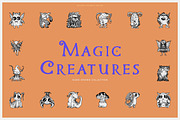 Magic Creatures, an Animal Illustration by Michael Rayback Design (Thumbnail 1 of 3)