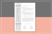 Resume Template & Cover Letter, a Resume Template by ResumeStudio (Thumbnail 2 of 4)