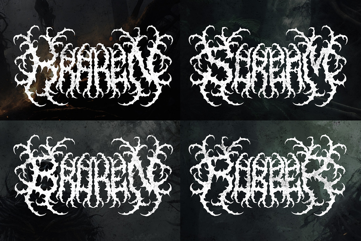 SNORE – Black Metal Font, a Blackletter Font by Fonday Studio (Photo 5 of 8)
