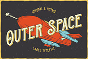 Outer Space Font + BONUS, a Blackletter Font by VozzyStock (Thumbnail 5 of 13)